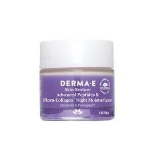 Derma E Advanced Peptides and Flora Collagen Night Moisturizer. NIB Exp 10/24